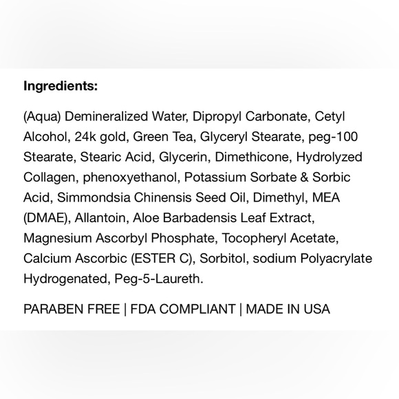 NIB D’OR24K Multi-Vitamin Recovery 24H Moisturizer {1.7 FL OZ} - Picture 7 of 10